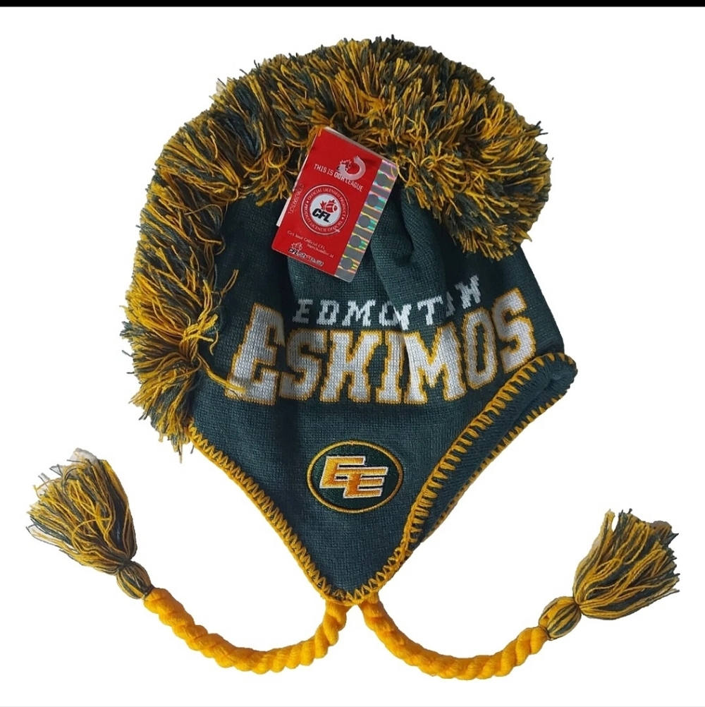 Reebok Edmonton Eskimos CFL Boys Youth (8-20) Woolen Skull Cap Winter Hat Toque